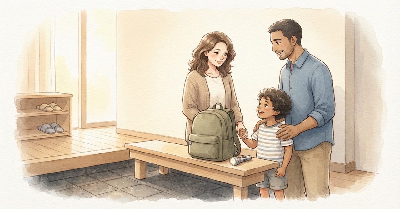 Family Evacuation Procedures and Emergency Preparedness in Nakano City